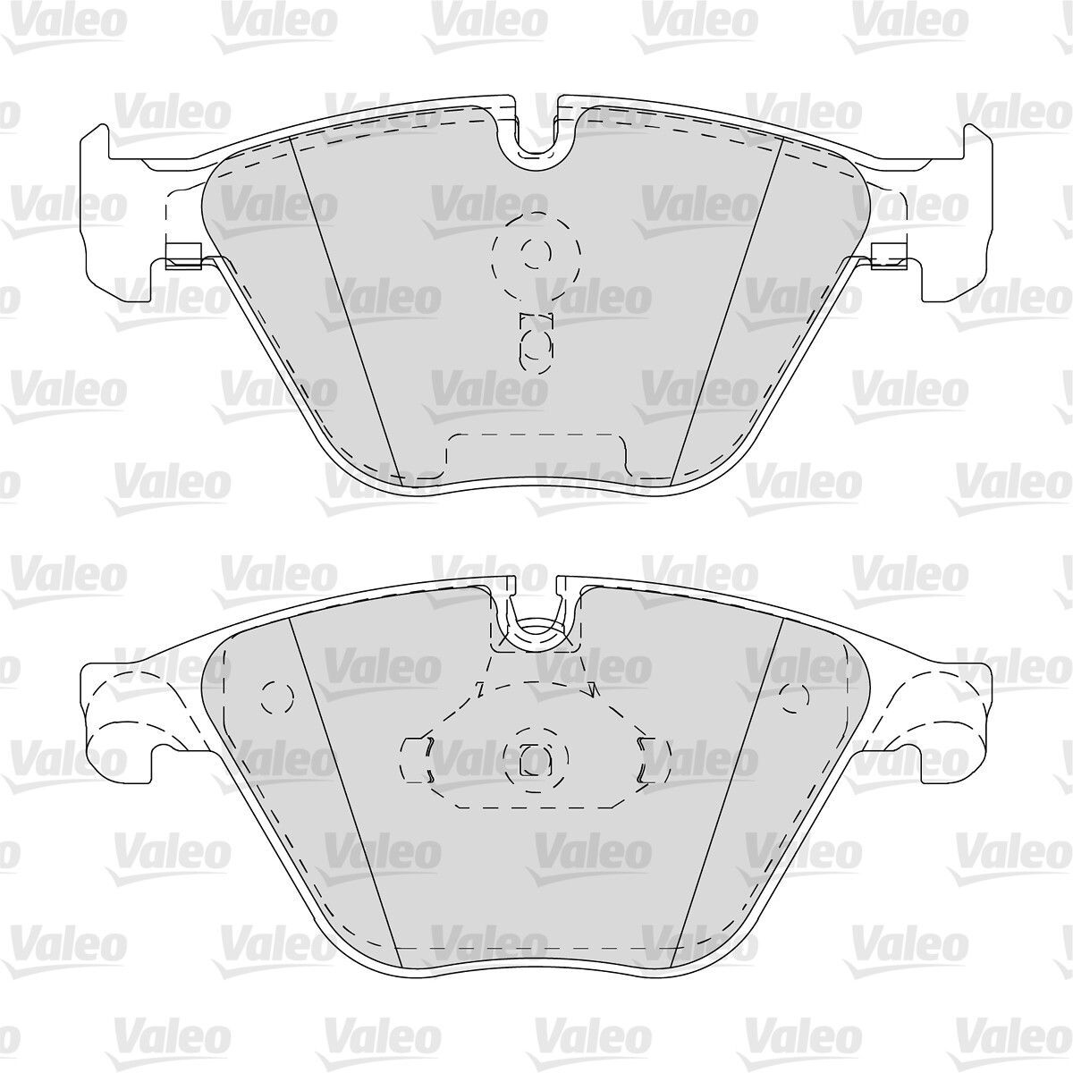 VALEO 670382 | Fren Balata Ön 10-5-Seri (F07-F10) 7-Seri (F01-F02-F03-F04)