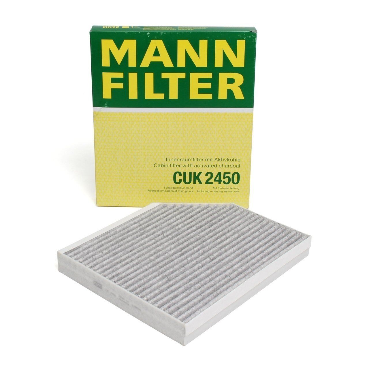 MANN CUK2450 | Audi A4 2008-2014 Model Arası Karbonlu Polen Filtresi