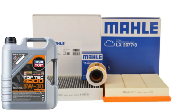 Bmw F30 320i Periyodik Bakım Filtre Seti Mahle Marka Liqui Moly Toptec 4200 5 Litre Motor Yağlı