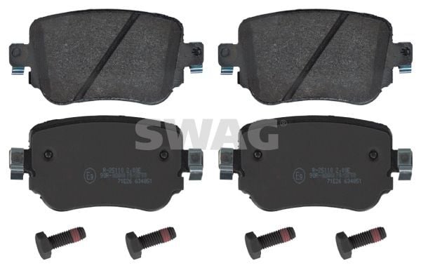 SWAG 30916912 | Fren Balatası Arka Caddy / Sharan / A1 / Q3 / Octavia / Leon