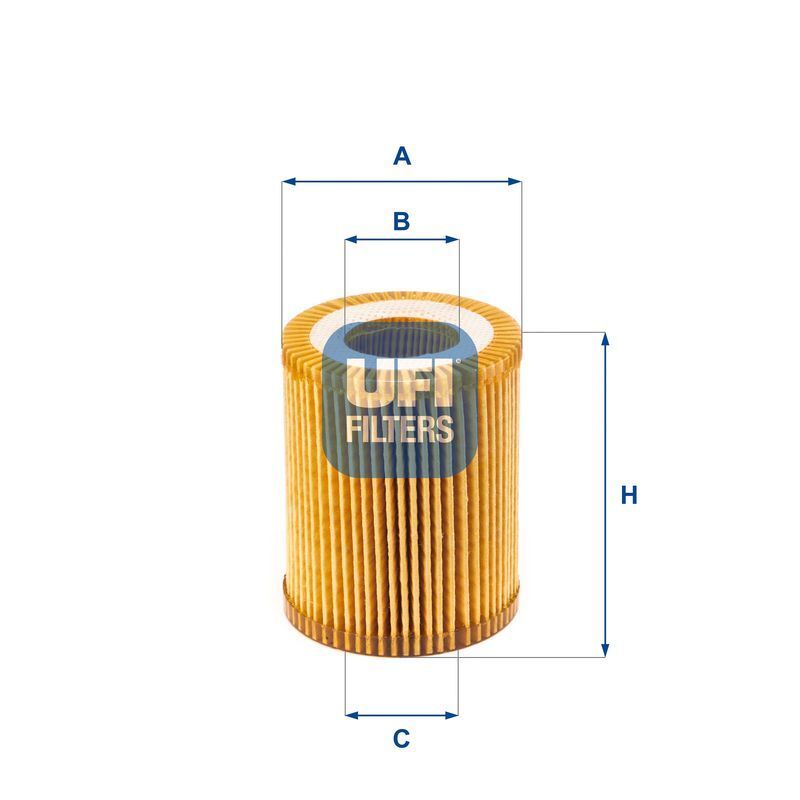 UFI 25.164.00 | Yağ Filtresi 12-1-Seri (F20-F21) 3-Seri (F30-F31-F35-F80)