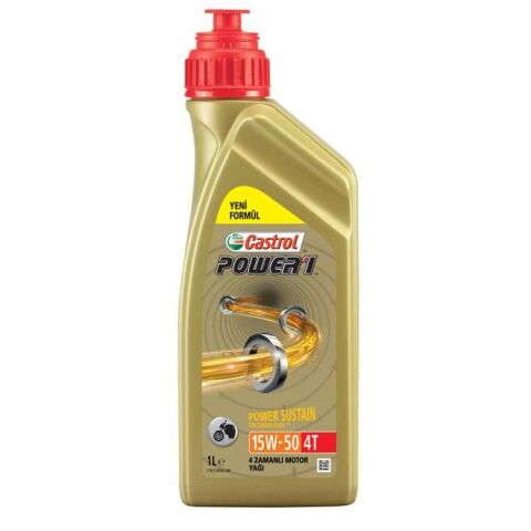 Castrol Power1 4T 15W-50 Motosiklet Motor Yağı 1 Lt