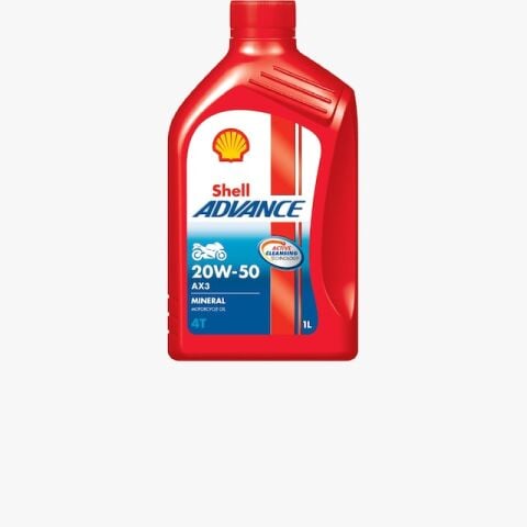Shell Advance AX3 1 Lt 4 Zamanlı Motosiklet Motor Yağı