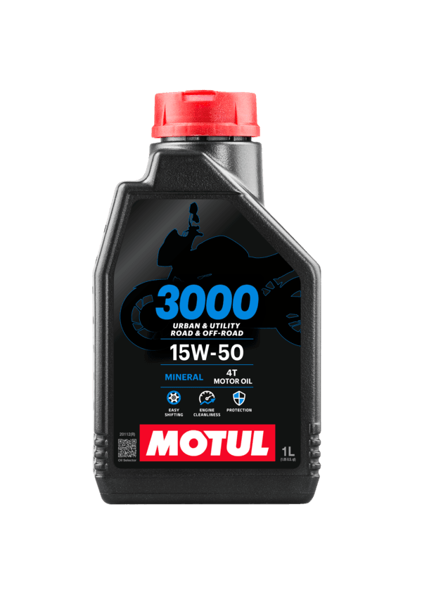 Motul 3000 15W-50 4T Motosiklet Motor Yağı 1 Lt