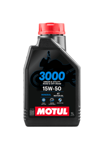 Motul 3000 15W-50 4T Motosiklet Motor Yağı 1 Lt