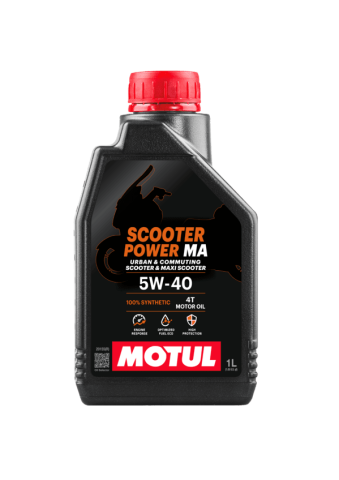 Motul Scooter Power 5W-40 MA 4T Motosiklet Motor Yağı 1 Lt