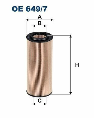 FILTRON OE649-7 | Yağ Filtresi (BMW M47n-M47n2 E46-60-65-83-87-90)