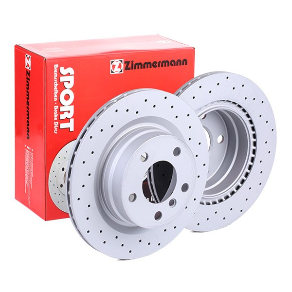 ZIMMERMANN 150.3498.52 | Fren Diski Arka SPORT F20 F21 F22 F23 F30 F31 F32