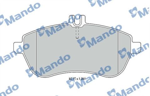 MANDO MBF015233 | Fren Balata Ön 07-E.S-E200-E250 C.S-C180-C200-C280-C320-C350
